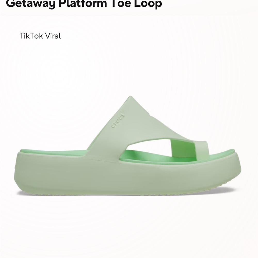 Getaway Platform Toe Loop Size 5